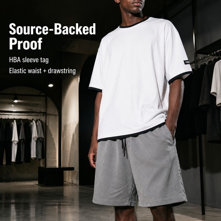Men's Clothing Summer Casual Sports Suit For Men, Ice Silk Short-sleeved T-shirt And Shorts, A Complete Set Of Men's Matching Fashion Two-piece Suit_viptrois.com
