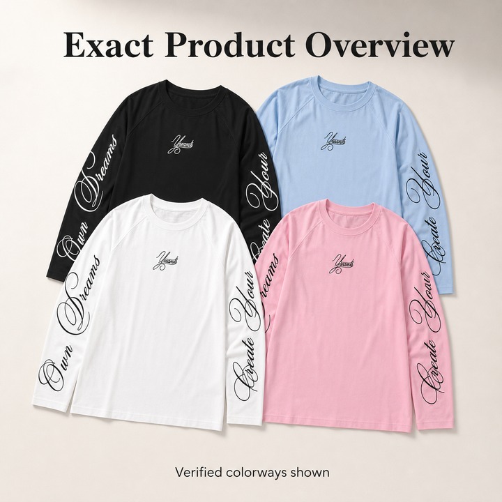 American Style Letter Print Long Sleeve T-Shirt For Men | Relaxed Fit Color Block Casual Top_viptrois.com