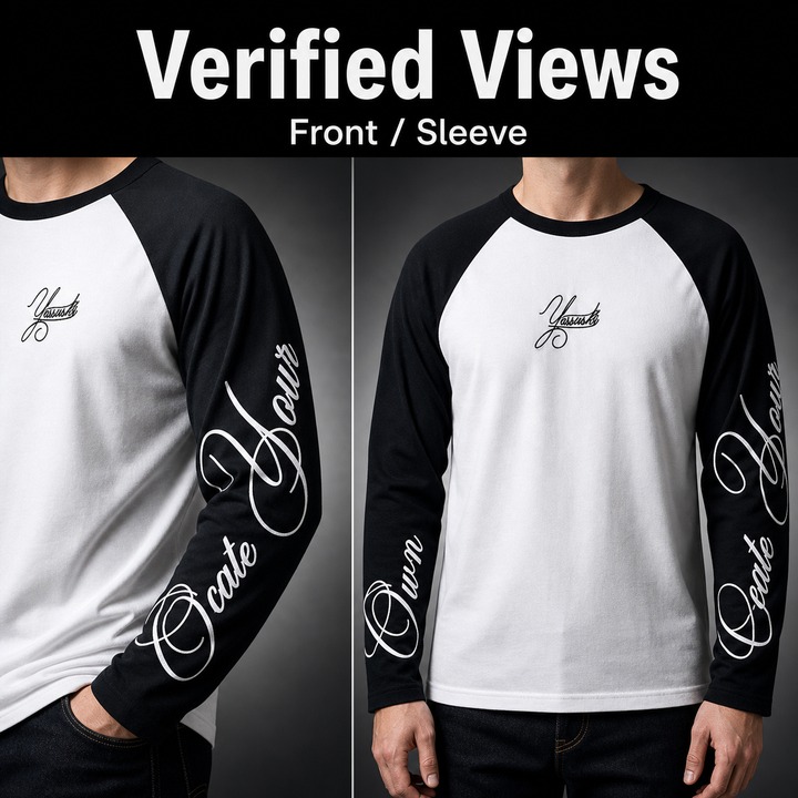 American Style Letter Print Long Sleeve T-Shirt For Men | Relaxed Fit Color Block Casual Top_viptrois.com