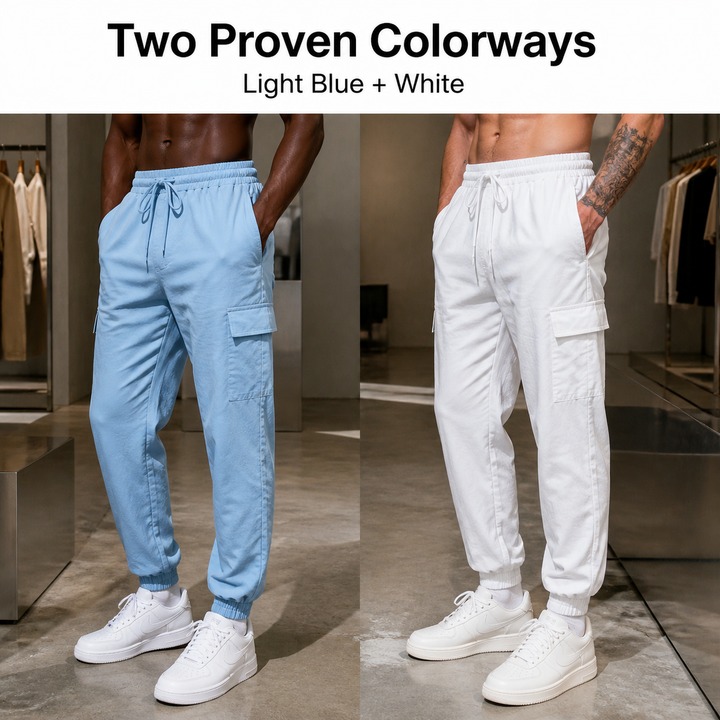 Men's Clothing Spring/Summer Men's Linen Cargo Pants With Multi Pockets Outdoor Loose Breathable Sports Casual_viptrois.com