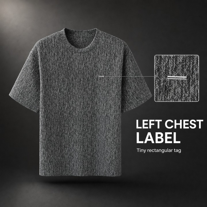 Premium Men's Short Sleeve T-Shirt High Elasticity Breathable Versatile New Arrival 2024 with Small Label Design High End_viptrois.com