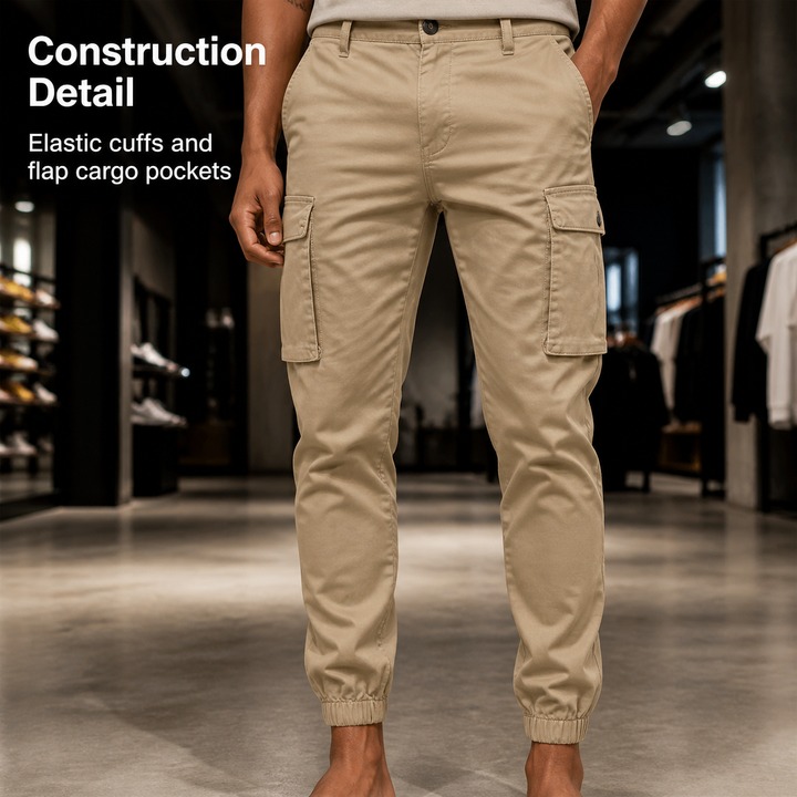 Men's Clothing Men's Casual Sports Trousers Style Daily Cuffed All Match Fashionable Summer Overalls For Formal & Casual_viptrois.com