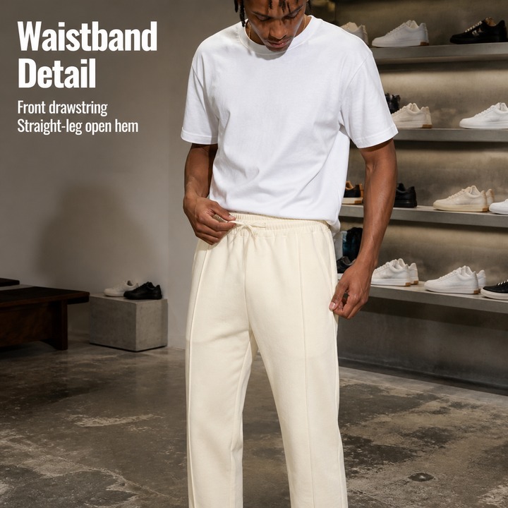 Men's Clothing Men's Oversized Thin Casual Jogging Pants Style Loose Straight Leg Sports Autumn Clothing For Formal & Casual_viptrois.com