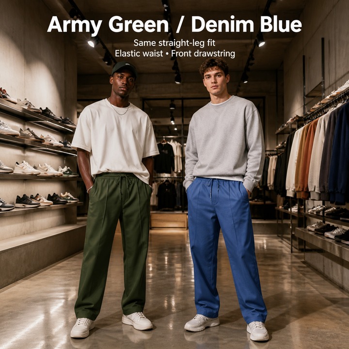 Men's Clothing Men's Oversized Thin Casual Jogging Pants Style Loose Straight Leg Sports Autumn Clothing For Formal & Casual_viptrois.com