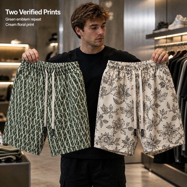 Men's Hawaiian Print Summer Shorts - Lightweight Breathable Quick-Dry Casual Shorts With Cool Touch Fabric For Vacation & Beach_viptrois.com