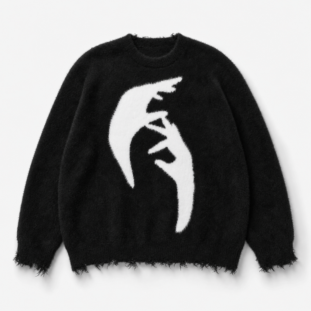 Pull homme col rond style rétro décontracté automne tricot_voghion.com