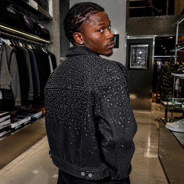 Men's Clothing High End Jacket Men's Spring And Autumn New Hot Diamond Lapel Jacket Men's Fashion Brand Tops_mkmklike.com