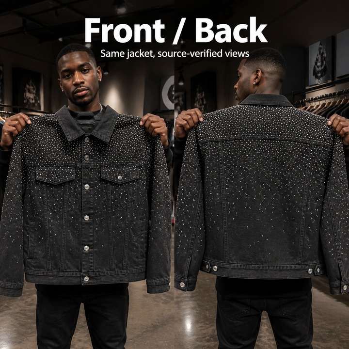 Men's Clothing High End Jacket Men's Spring And Autumn New Hot Diamond Lapel Jacket Men's Fashion Brand Tops_mkmklike.com