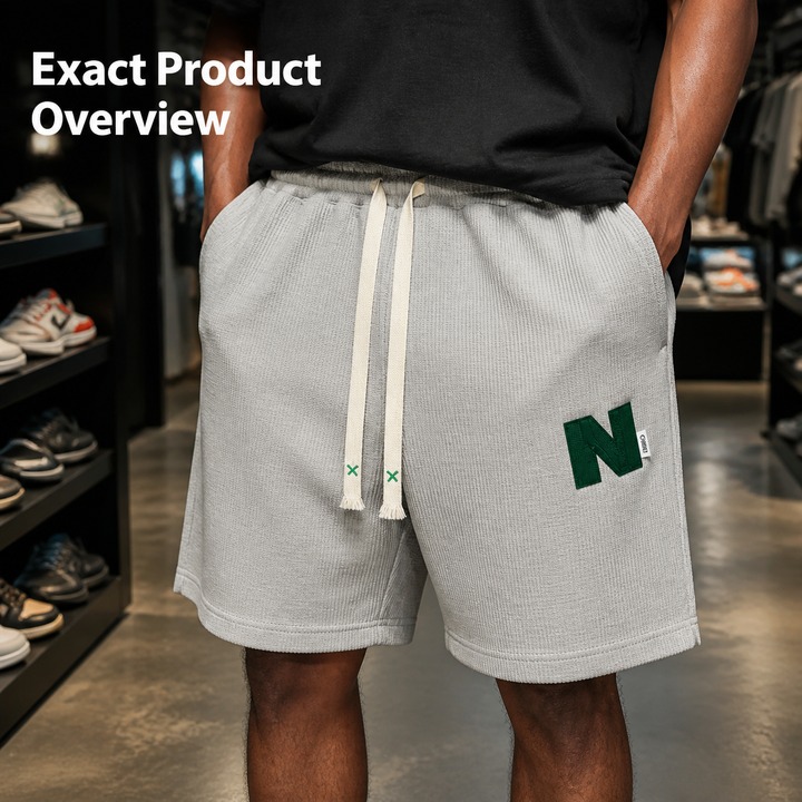 Men's Clothing Summer Embroidery Couple Casual Shorts Men And Women Ins Loose Straight Sports Pants Oversize Mid-length Pants_viptrois.com