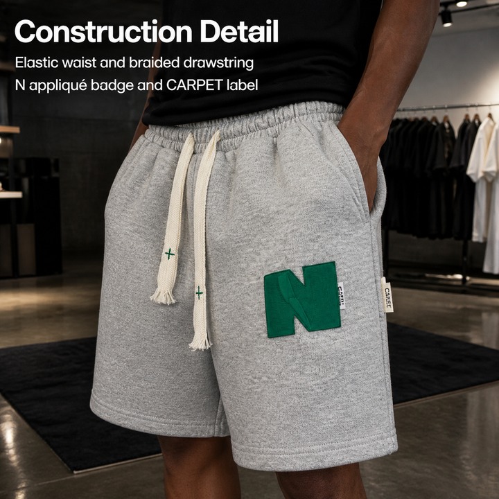 Men's Clothing Summer Embroidery Couple Casual Shorts Men And Women Ins Loose Straight Sports Pants Oversize Mid-length Pants_viptrois.com